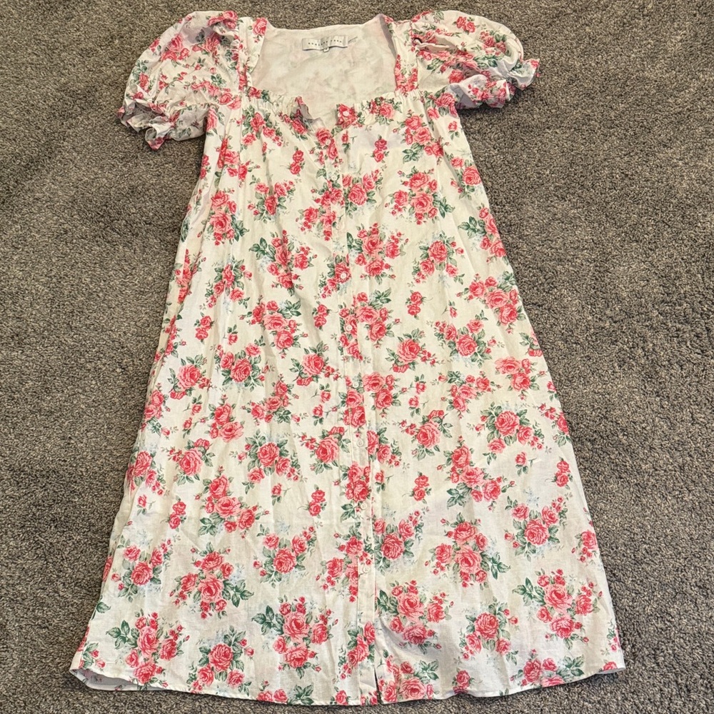 Endless Rose Floral Button Down Maxi Dress